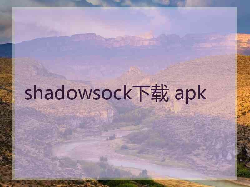 shadowsock下载 apk